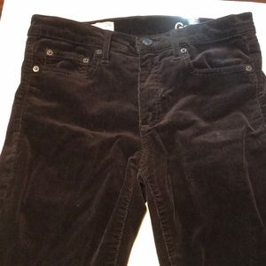 Gap black corduroy skinny pants